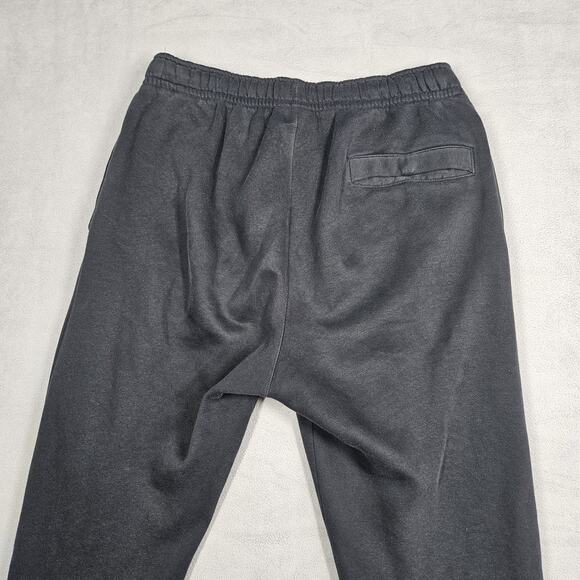 Nike Sweatpants Mens Small Fleece Cotton Lounge Comfy Cozy Black Worn Distressed - Picture 10 of 16